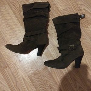 Faded Glory calf high boots